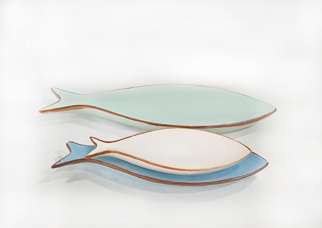ceramic fish plate, P1812199
