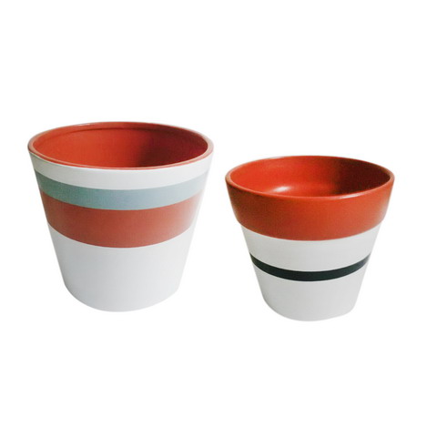 ceramic flower pot, P1901166