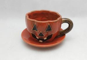 Halloween cup and dish