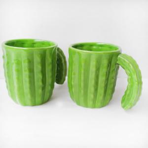 ceramic catcus mug