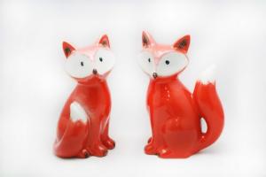 ceramic garden fox