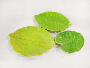 ceramic leaf plate