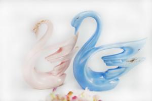 ceramic swan craft